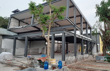 Thi công nhà thép tiền chế