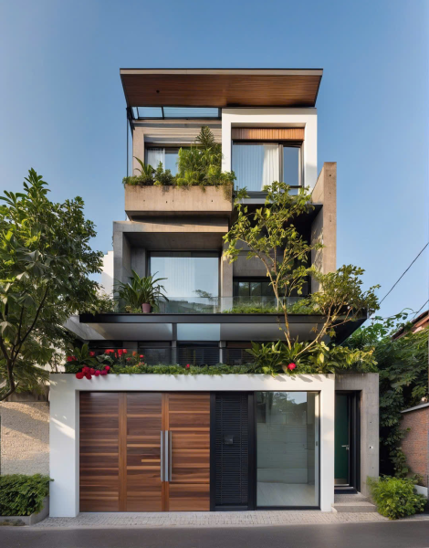 Biệt thự phố hiện đại