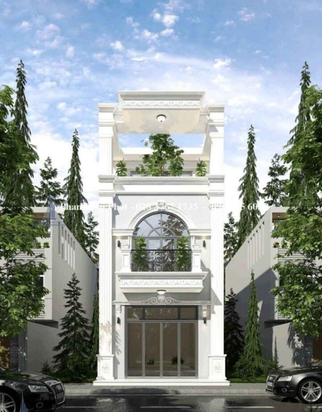 Mẫu Nhà Phố Cổ Điển Châu Âu 
