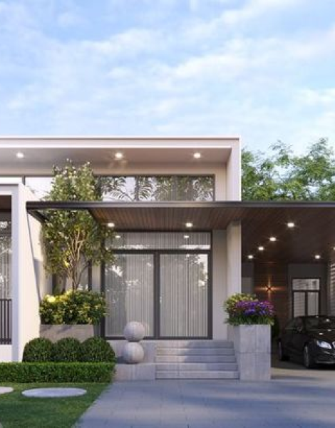 Biệt Thự Hiện Đại 1 Tầng