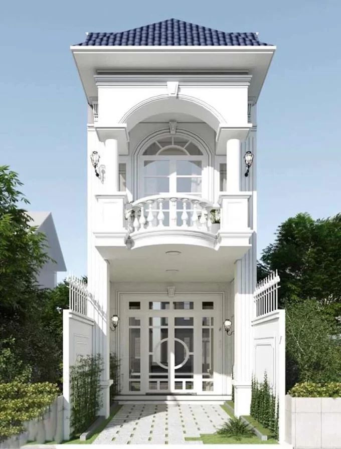 Nhà phố 3 tầng phong cách cổ điển 