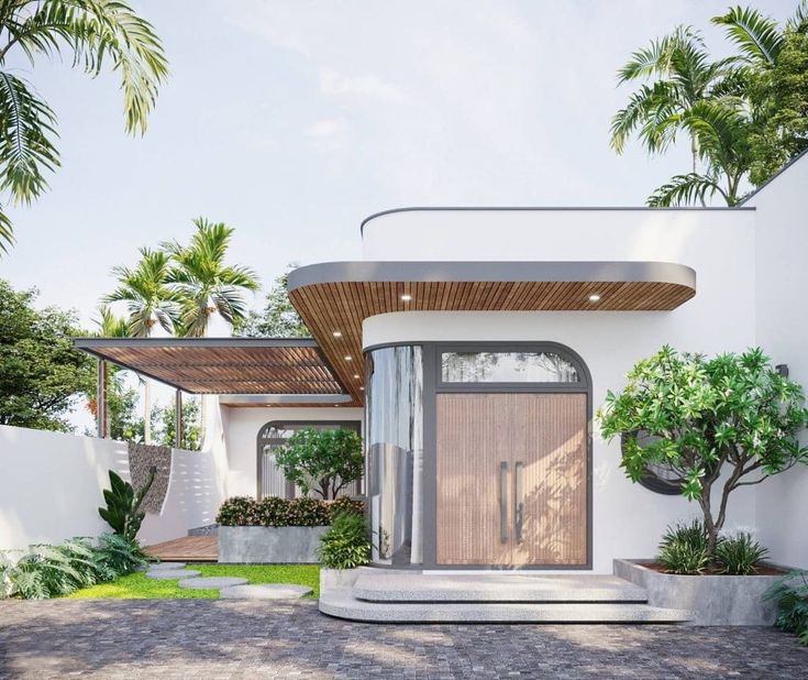 Thiết kế mẫu nhà cấp 4 chữ L 